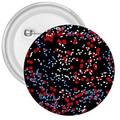 Multicolored Bubbles Motif Abstract Pattern 3  Buttons