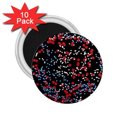 Multicolored Bubbles Motif Abstract Pattern 2 25  Magnets (10 Pack) 