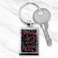 Multicolored Bubbles Motif Abstract Pattern Key Chain (rectangle) by dflcprintsclothing