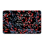 Multicolored Bubbles Motif Abstract Pattern Magnet (Rectangular) Front