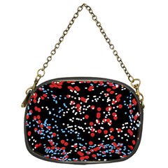 Multicolored Bubbles Motif Abstract Pattern Chain Purse (one Side) by dflcprintsclothing