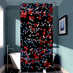 Multicolored Bubbles Motif Abstract Pattern Shower Curtain 36  X 72  (stall) 