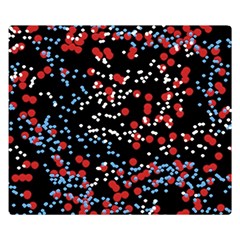 Multicolored Bubbles Motif Abstract Pattern Double Sided Flano Blanket (small)  by dflcprintsclothing