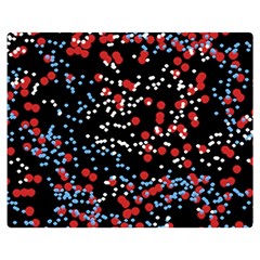 Multicolored Bubbles Motif Abstract Pattern Double Sided Flano Blanket (medium)  by dflcprintsclothing