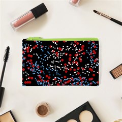 Multicolored Bubbles Motif Abstract Pattern Cosmetic Bag (xs)