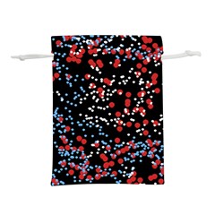 Multicolored Bubbles Motif Abstract Pattern Lightweight Drawstring Pouch (M)