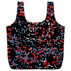 Multicolored Bubbles Motif Abstract Pattern Full Print Recycle Bag (XXXL)