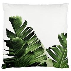 Green Banana Leaves Standard Flano Cushion Case (one Side) by goljakoff