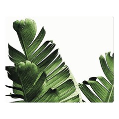 Green Banana Leaves Double Sided Flano Blanket (large)  by goljakoff