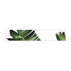 Green Banana Leaves Flano Scarf (mini) by goljakoff