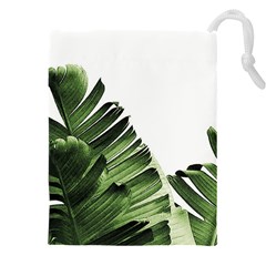 Green Banana Leaves Drawstring Pouch (4xl)