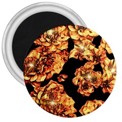 Copper Floral 3  Magnets