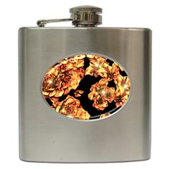 Copper Floral Hip Flask (6 Oz) by Janetaudreywilson