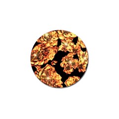 Copper Floral Golf Ball Marker (4 Pack) by Janetaudreywilson