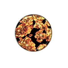 Copper Floral Hat Clip Ball Marker