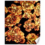 Copper Floral Canvas 11  x 14  10.95 x13.48  Canvas - 1