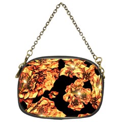 Copper Floral Chain Purse (One Side)