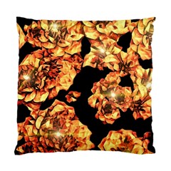 Copper Floral Standard Cushion Case (two Sides) by Janetaudreywilson