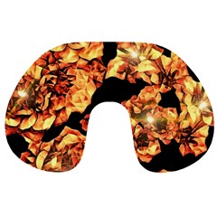 Copper Floral Travel Neck Pillow