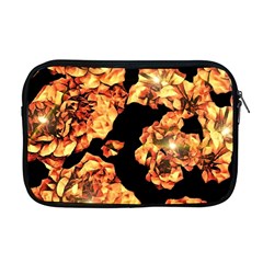 Copper Floral Apple MacBook Pro 17  Zipper Case