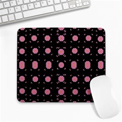 Flowers From The Summer Still In Bloom Large Mousepads by pepitasart