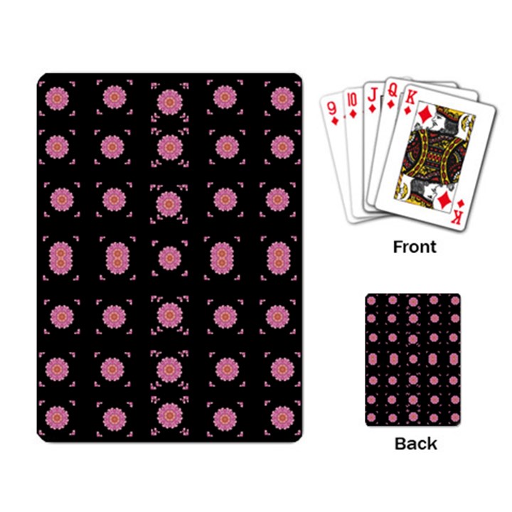 Flowers From The Summer Still In Bloom Playing Cards Single Design (Rectangle)