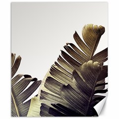 Vintage Banana Leaves Canvas 8  X 10  by goljakoff