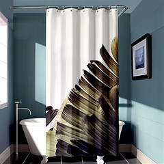 Vintage Banana Leaves Shower Curtain 36  X 72  (stall)  by goljakoff