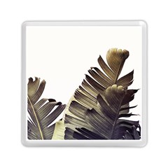 Vintage Banana Leaves Memory Card Reader (square) by goljakoff