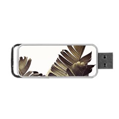 Vintage Banana Leaves Portable Usb Flash (one Side) by goljakoff