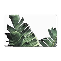 Banana Leaves Magnet (rectangular) by goljakoff