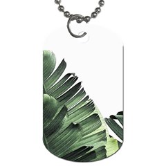 Banana Leaves Dog Tag (one Side) by goljakoff