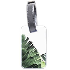 Banana Leaves Luggage Tag (two Sides) by goljakoff