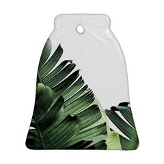 Banana Leaves Bell Ornament (two Sides) by goljakoff