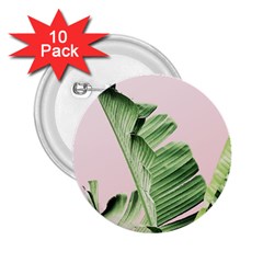 Palm Leaf 2 25  Buttons (10 Pack)  by goljakoff