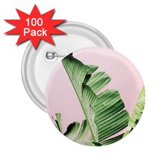 Palm Leaf 2 25  Buttons (100 Pack)  by goljakoff