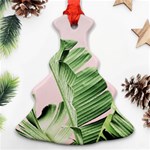 Palm leaf Christmas Tree Ornament (Two Sides) Front