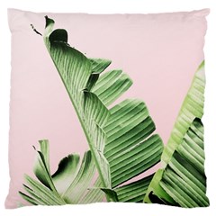 Palm leaf Large Flano Cushion Case (One Side)