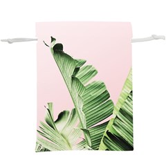 Palm Leaf  Lightweight Drawstring Pouch (xl)