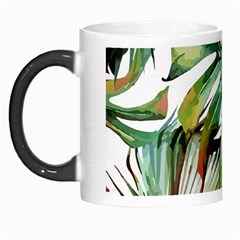 Watercolor Monstera Leaves Morph Mugs by goljakoff