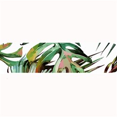 Watercolor Monstera Leaves Large Bar Mats by goljakoff