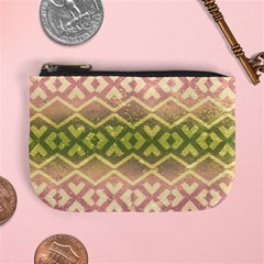 Ethnic Seamless Pattern Mini Coin Purse by FloraaplusDesign