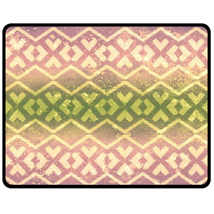 Ethnic Seamless Pattern Fleece Blanket (Medium) 