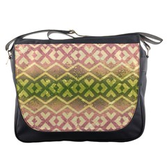 Ethnic Seamless Pattern Messenger Bag by FloraaplusDesign