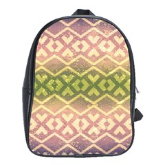 Ethnic Seamless Pattern School Bag (xl) by FloraaplusDesign