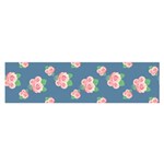 Pink vintage roses Satin Scarf (Oblong) Front