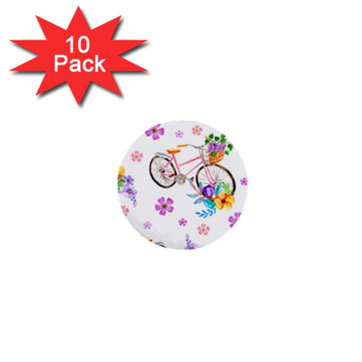 Cycle Ride 1  Mini Buttons (10 pack) 