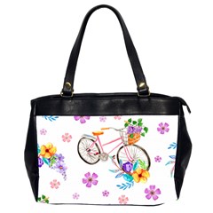 Cycle Ride Oversize Office Handbag (2 Sides) by designsbymallika