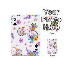 Cycle Ride Playing Cards 54 Designs (mini) by designsbymallika