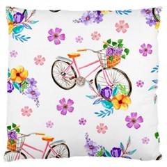 Cycle Ride Standard Flano Cushion Case (two Sides) by designsbymallika